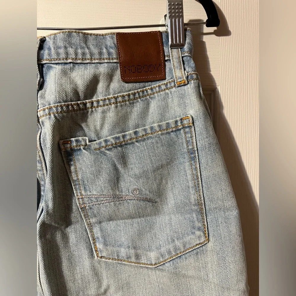 Nobody Denim artfully distressed